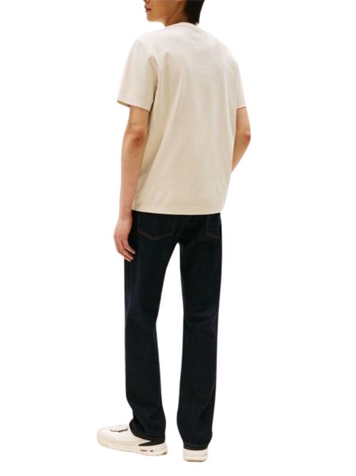 T-shirt in cotone con logo ricamato Tommy Hilfiger | MW0MW39585ACG